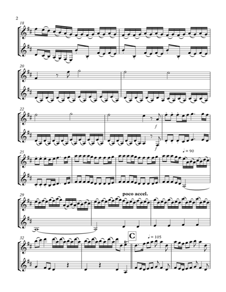 The Four Seasons Spring Clarinet Duet Page 2