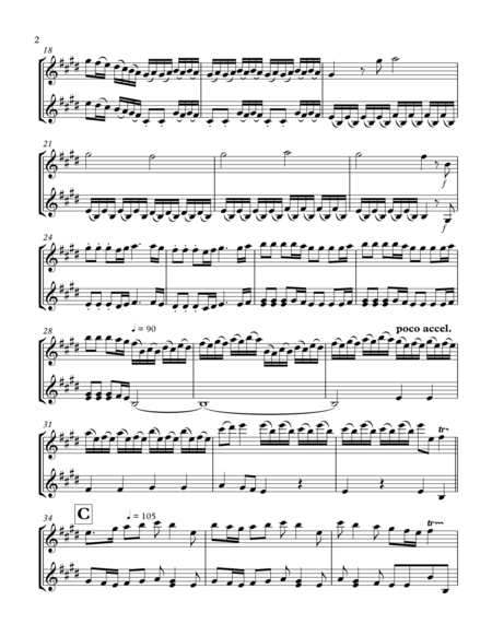 The Four Seasons Spring Violin Duet Page 2