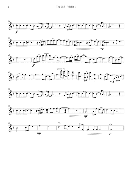 The Gift String Quartet Page 2