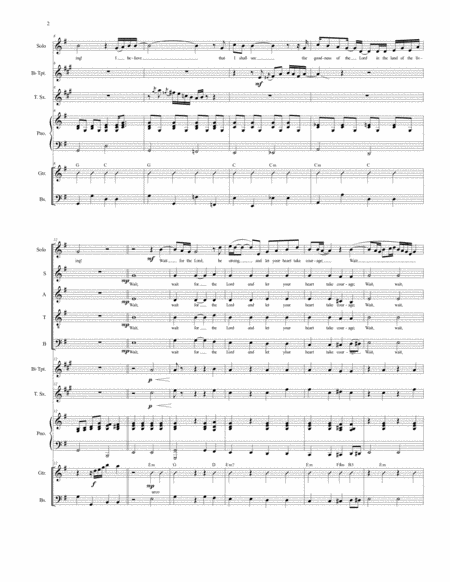 The Goodness Of The Lord Orchestration Score And Parts Page 2