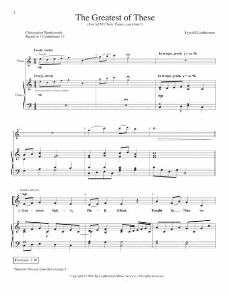 The Greatest Of These Satb Choral Octavo Page 2