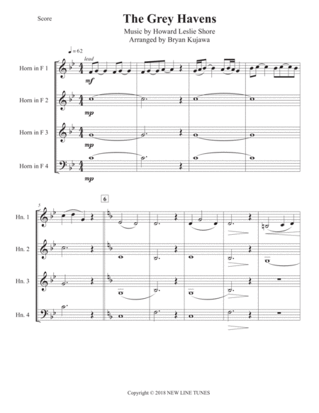 The Grey Havens Horn Quartet Page 2