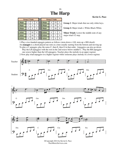 The Harp Easy Piano Duet Page 2