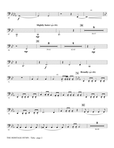 The Heritage Hymn Arr Heather Sorenson Tuba Page 2