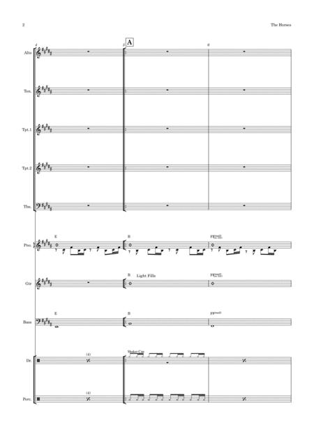 The Horses Vocal With Small Band 3 5 Horns Key Of B Page 2