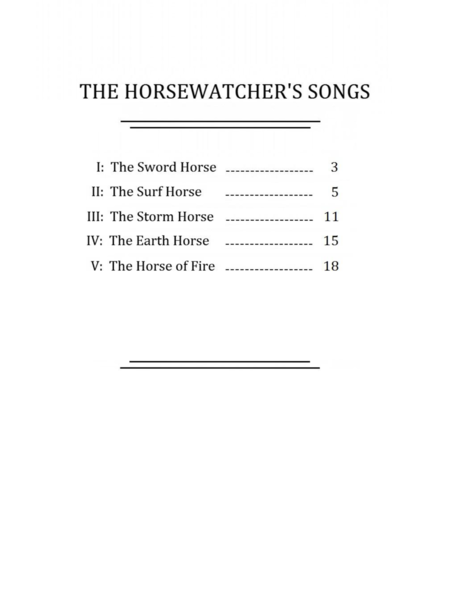 The Horsewatchers Songs Page 2