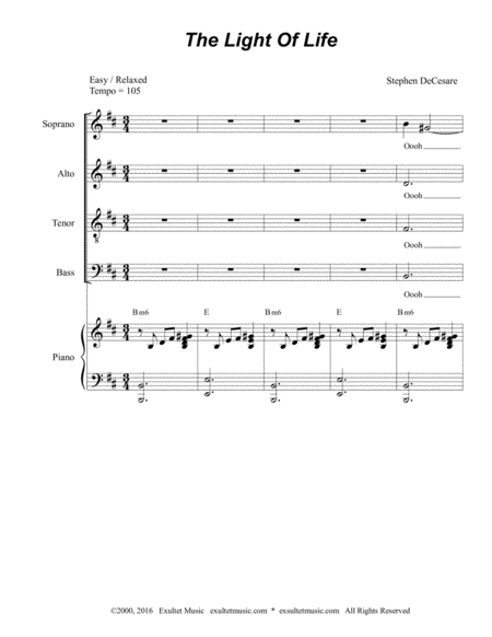 The Light Of Life For Solos Satb Page 2