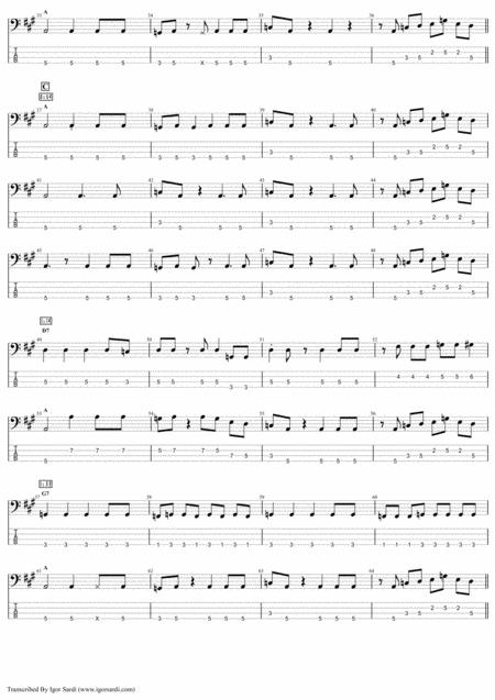 The Loser In The End Queen John Deacon Complete And Accurate Bass Transcription Whit Tab Page 2