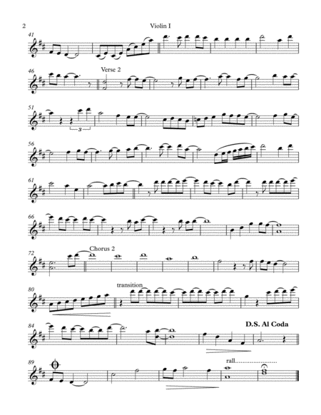 The Luckiest Ben Folds String Quartet Trio Duo Or Solo Violin Page 2