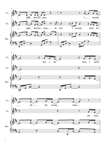 The Luckiest Vocal Duet Page 2