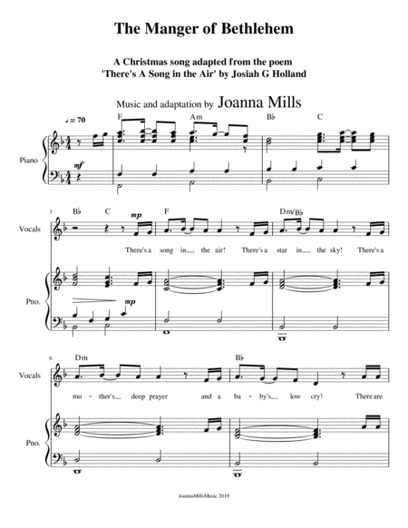 The Manger Of Bethlehem Soprano Vocal Solo Page 2