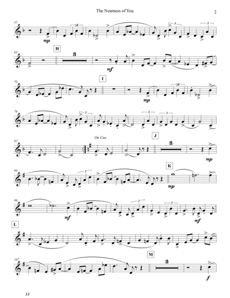 The Nearness Of You Bass Flute Page 2