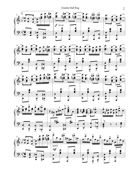 The New England Ragtime Suite Page 2