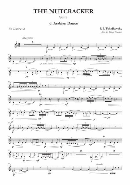 The Nutcracker Suite 2nd Part For Clarinet Quartet Page 2