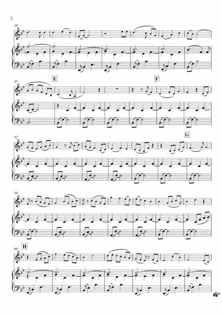 The Old Rugged Cross Piano Violin Easy Page 2