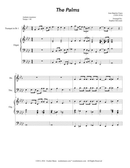 The Palms For Brass Quartet Page 2