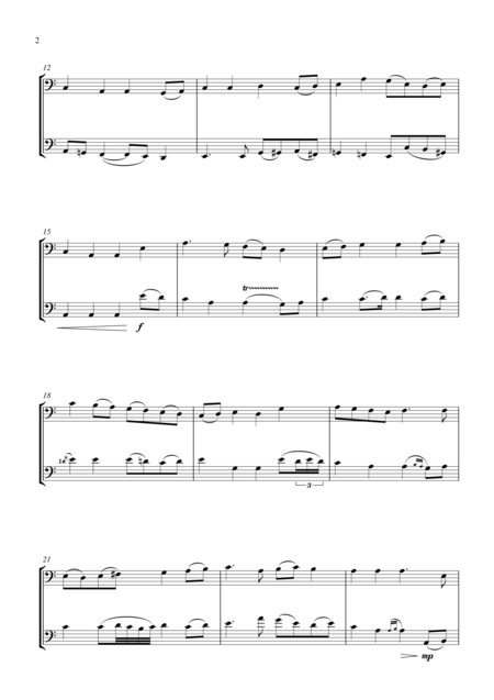 The Parting Glass For Cello Duet Suitable For Grades 2 5 Page 2