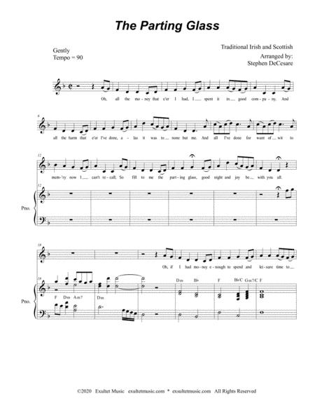 The Parting Glass For Unison Choir Page 2
