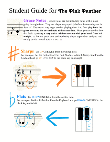 The Pink Panther Easy Piano Page 2