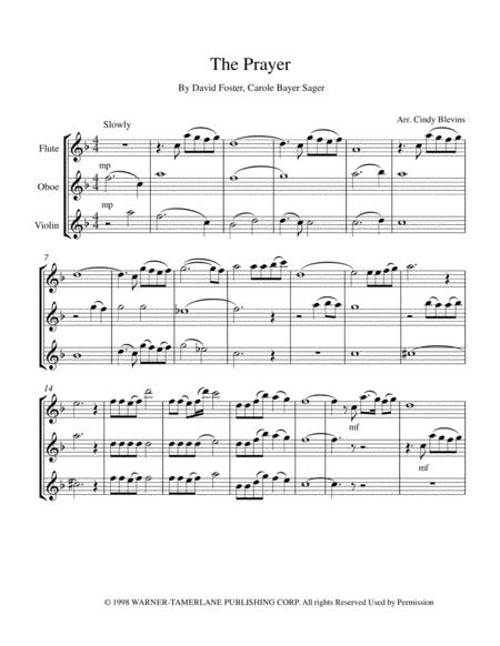 The Prayer For Flute Oboe And Violin Page 2