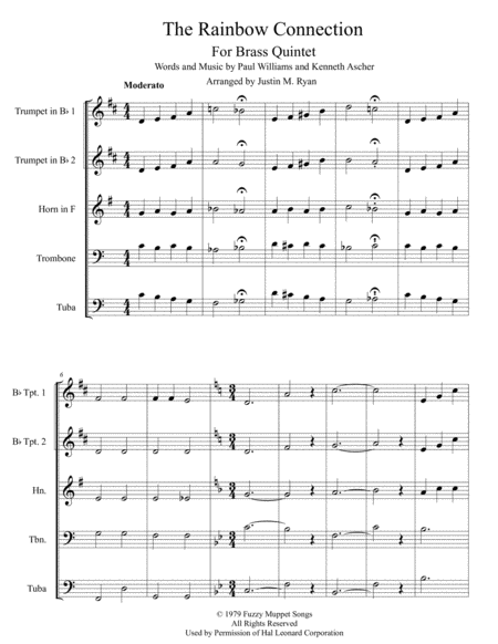 The Rainbow Connection Brass Quintet Page 2