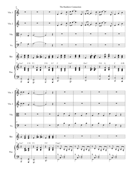 The Rainbow Connection For String Quartet Page 2