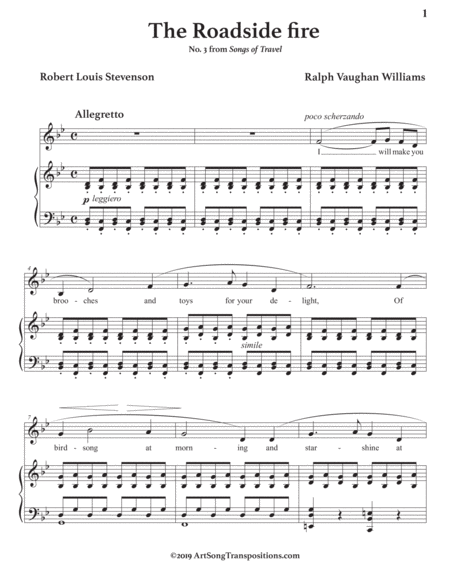 The Roadside Fire B Flat Major Page 2