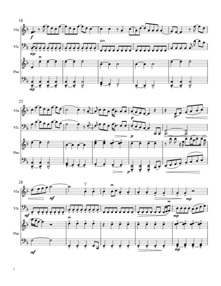 The Scientist For Piano Violin Or Flute Or Oboe And Cello Or Bassoon Trio Page 2