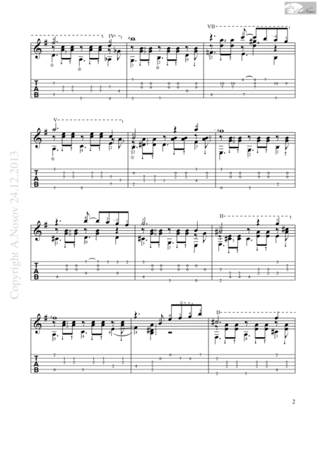 The Shadow Of Your Smile Sheet Music For Guitar Page 2