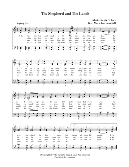 The Shepherd And The Lamb An Original Hymn Page 2