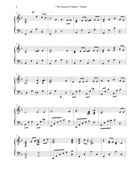 The Sound Of Music Theme Page 2