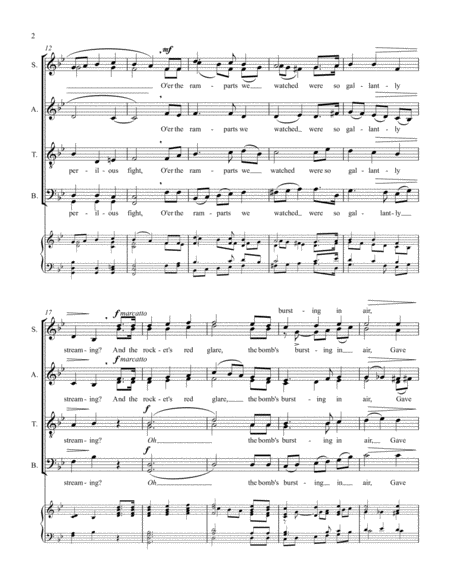 The Star Spangled Banner Arr Casey Rule Page 2