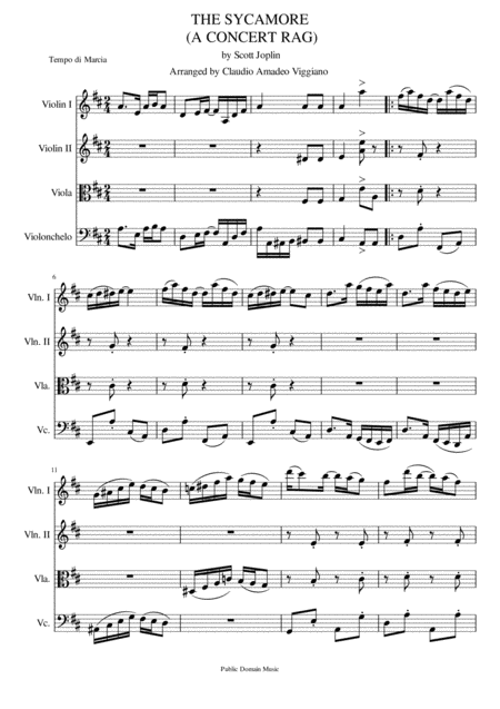 The Sycamore A Concert Rag Page 2