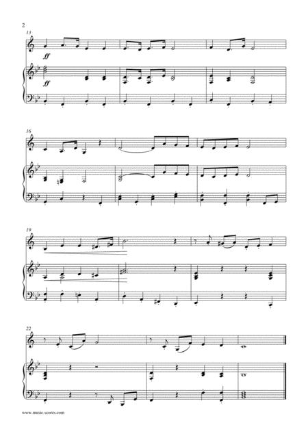 The Toreador Song From Carmen Short Version Clarinet And Piano Page 2