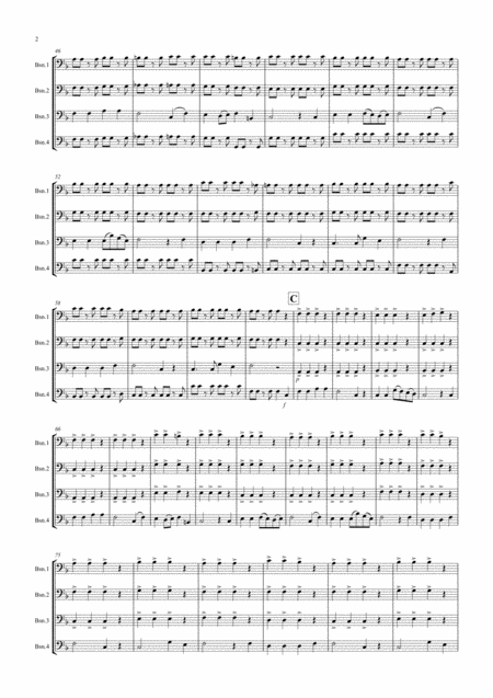 The Trout 4th Movement For Bassoon Quartet Page 2