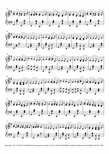 The Twelve Days Of Christmas For Easy Piano Page 2