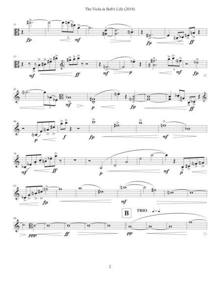 The Viola In Bobs Life 2018 Viola Part Page 2