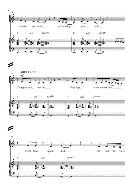 The Voice Inside Ssaat Choir With Piano Page 2