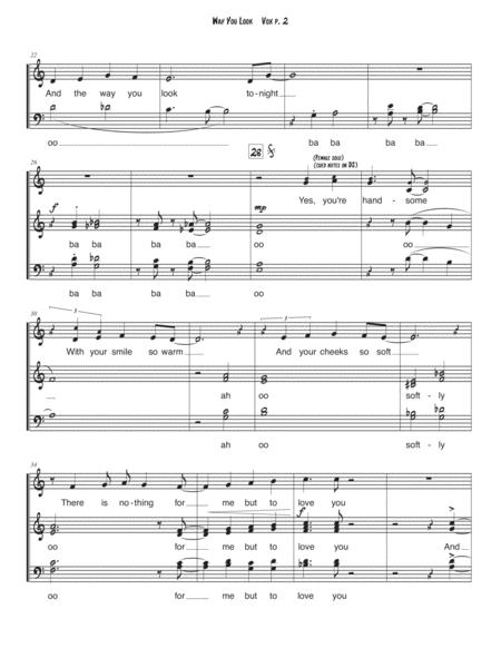 The Way You Look Tonight Arr By Mike Dana Vocal Jazz Satb Rhythm Page 2