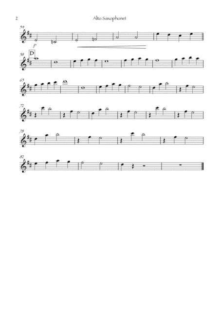 The Way You Look Tonight For Saxophone Quartet Page 2