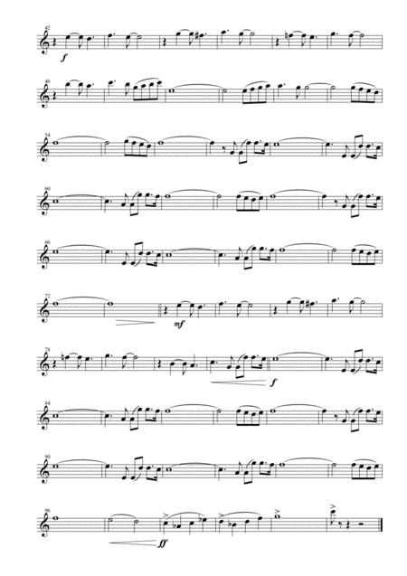 The Winner Takes It All By Abba For Saxophone Quartet Page 2