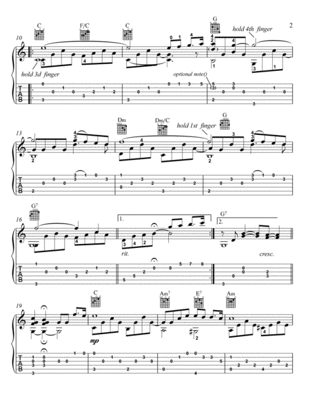 The Winner Takes It All Guitar Solo Page 2