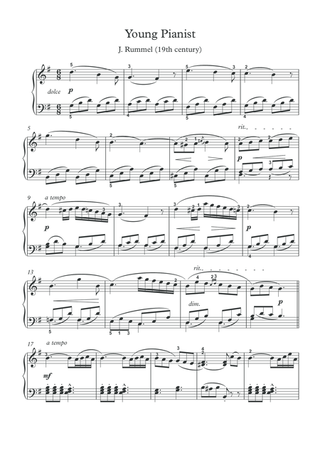 The Young Pianist Page 2