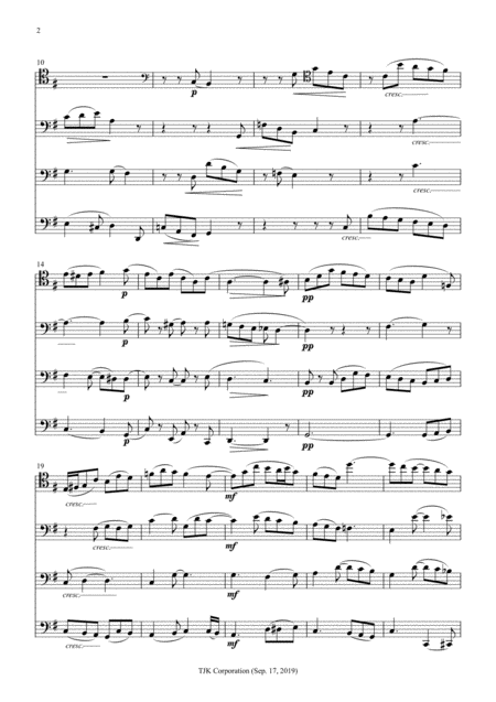 Theme And Variations Opus 28 Score Page 2