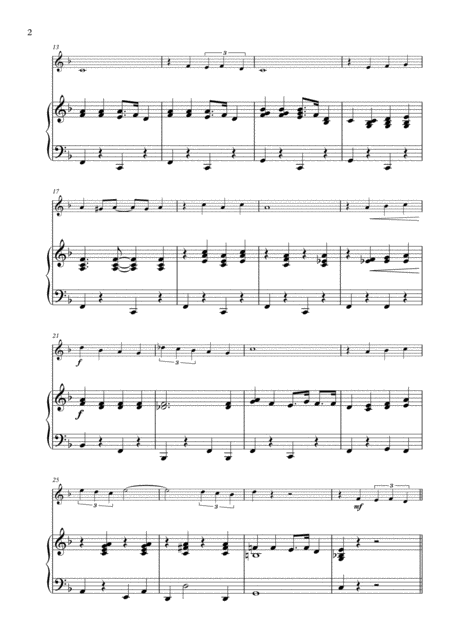 Theme From New York New York For Trumpet And Piano Page 2