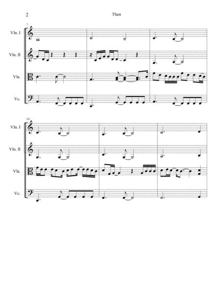 Then By Brad Paisley Arranged For String Quartet Page 2