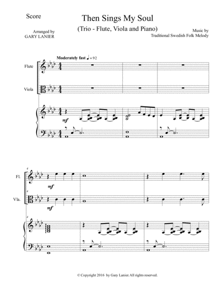Then Sings My Soul Trio Flute Viola With Piano And Parts Page 2