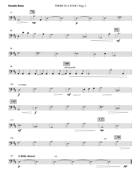 There Is A Star Double Bass Page 2