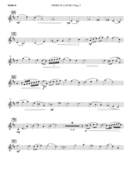 There Is A Star Violin 2 Page 2