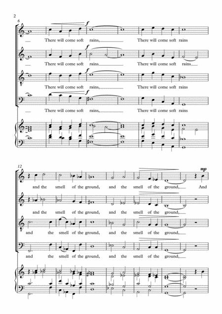 There Will Come Soft Rains Unaccompanied Choir Page 2